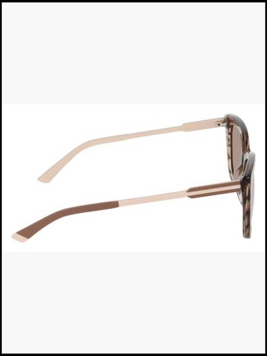 Horn Modified Rectangle Sunglasses with Polarized Lenses
